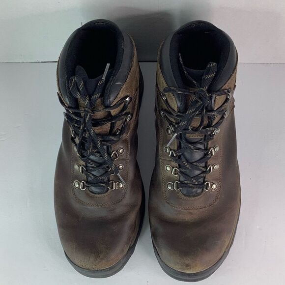 Timberland HI-TECH PEAK Men's Waterproof Hiking Brown Ankle Boots Sz 13M - Picture 7 of 10